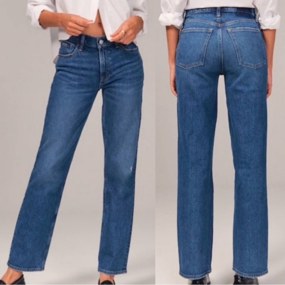 NWOT Abercrombie 90s low rise straight